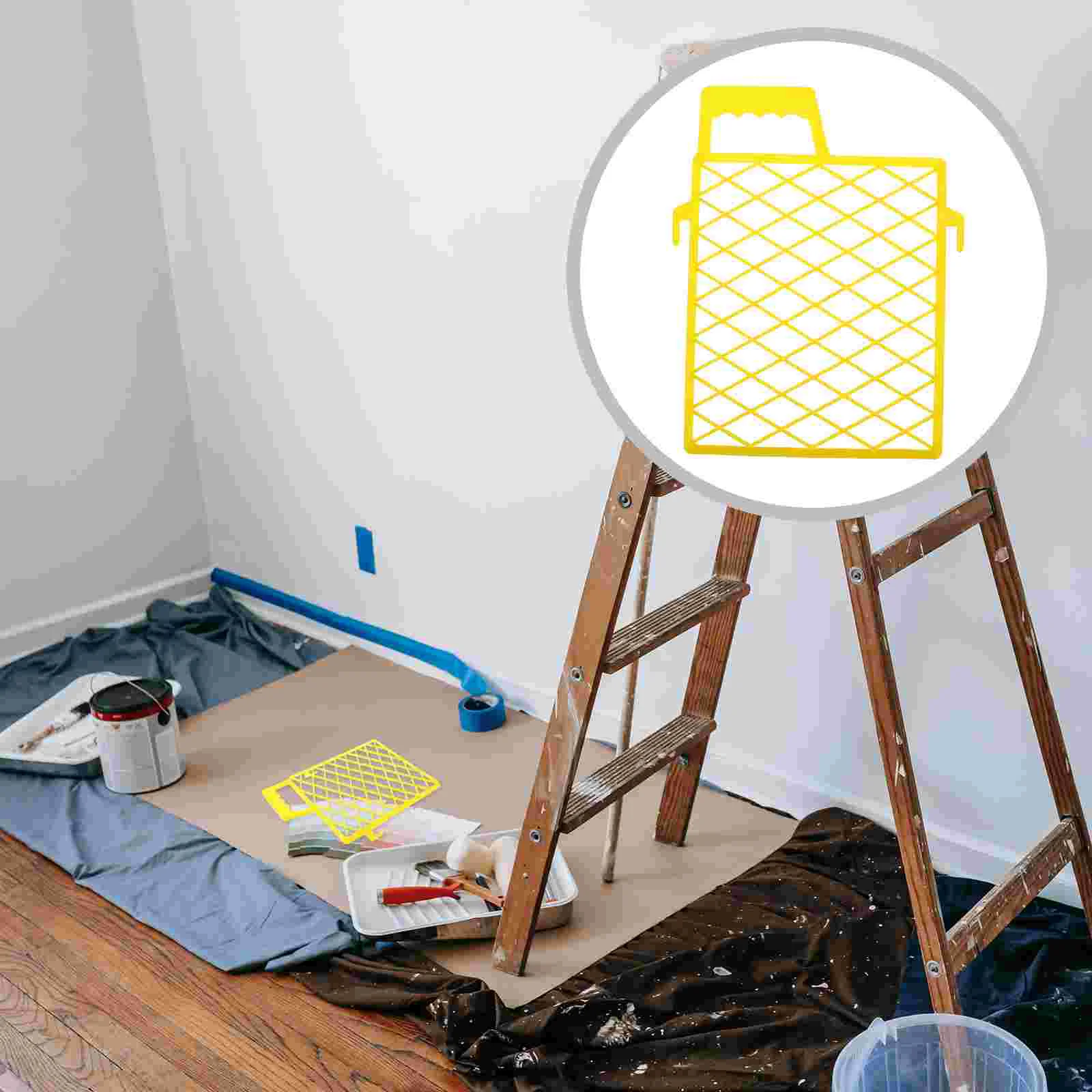 200X170 Paint Grid Plastic Paint Filter Tray Partition Screen Rollers Trays For Tray Liner Disposable