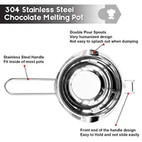 1200ml Candle Wax Melting Pot with 2400ml Stainless Steel Pot for Melting Chocolate Candy Candle Soap Wax Making Kit 2