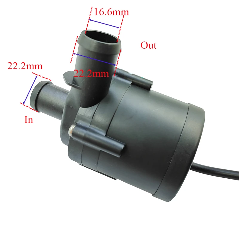 DC12V 50W 3000L/H PWM 제어 방식의 브러시리스 수중 펌프, 방수 기..