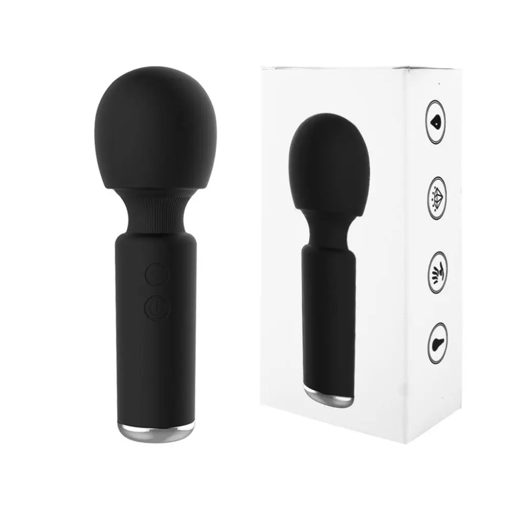10 Speed Vibrator Magic Wand Female Clitoris Stimulator Masturbator USB Magnetic Charging AV Stick Sex Toys Woman Adult Toy