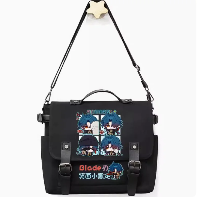 Anime Honkai: Star Rail Blade  Bag Unsix Fashion Casual Teenagers Crossbody Student Messenger Handbag B329