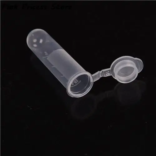 30Pcs 5ml Plastic test tubes with clear scale centrifuge tube with lip Graduation EP tube centrifuge tube,plastic test tubes