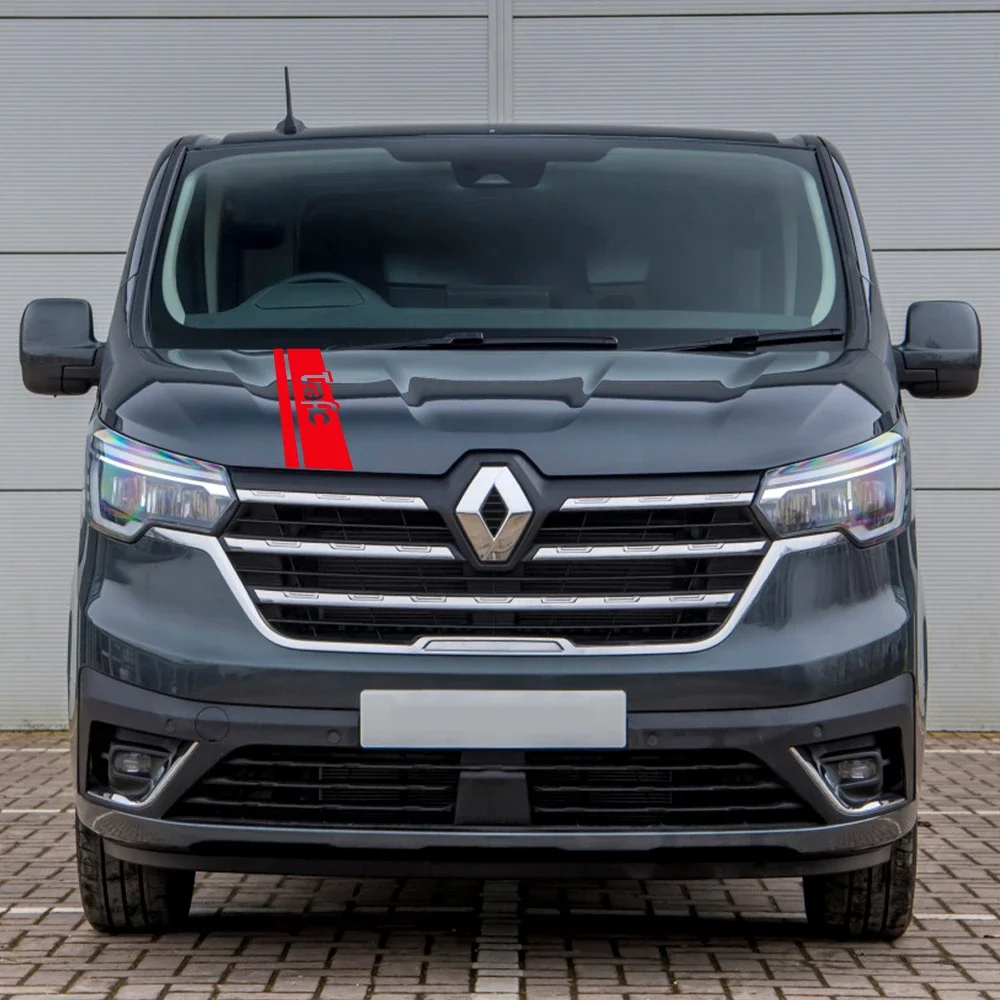 Camper Van Car Door Side Graphics Adesivi Vinile Pellicola Cofano Cofano Decalcomanie Accessori Tuning Compatibile Con Renault Trafic 2 3 MK3 MK2 (Color : Glossy Red, Size : L2 For LWB - Foto 10