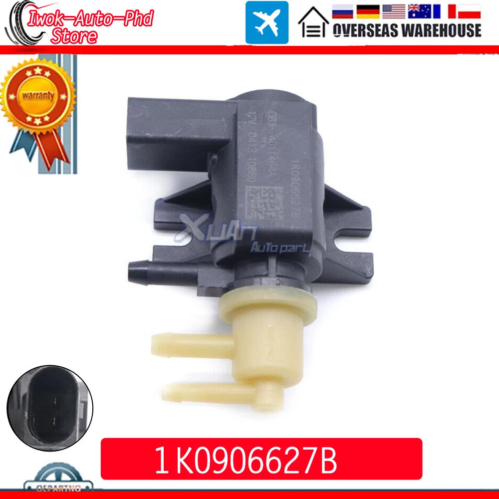 Turbo Boost Vacuum Control Pressure Valve N75 for Volkswagen Passat Polo Golf for Audi A3 A4 TT Skoda Superb Octavia 1K0906627B