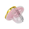 All Zircon Baby Pacifier Chain Clips Set Gold Crown Princess Prince Pacifiers Holder Silicone Nipple Luxury Infant Shower Gifts 5