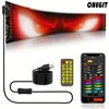 LED Matrix Pixel Panel Light Bluetooth App 5V USB  Control Scrolling Advertising LED Car Sign Animation Programmable For Car Sho 1
