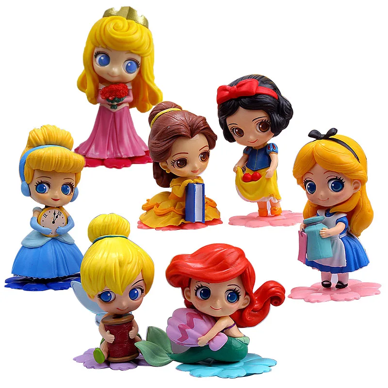 Anime Disney Princess Cute Snow White Cinderella Ariel Jasmine