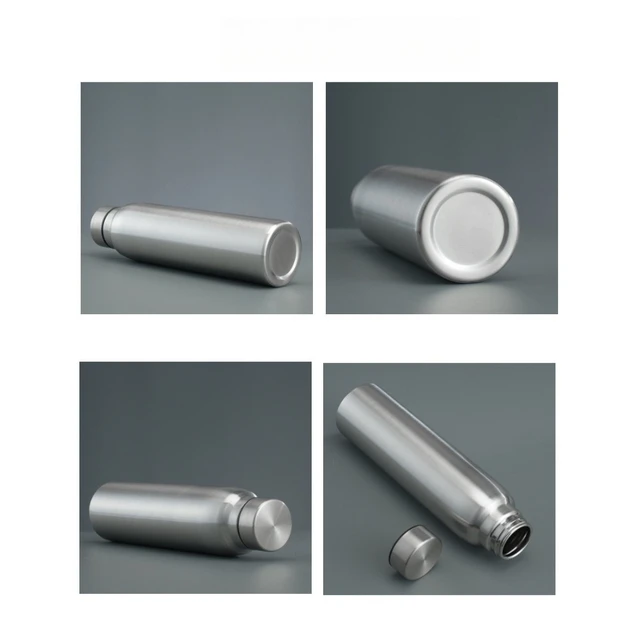 Stainless Steel Metal Water Bottle 33ozSports Water Bottle Single Wall Cold Water Bottle Reusable Leakproof Stainless Steel 5