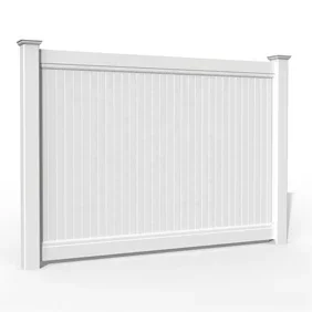 wholesale vinyl fence white with fence gates 1.8*2.4m 6x8ft W pvc vinyl fence for home 3