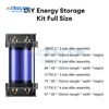 6X 8X 21700 18650 High Capacity High Current Pure Copper Post DIY Lithium Battery Holder Solderless Energy Storage Bracket 3