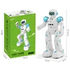 RC Robot Toy, Gesture Sensing Remote Control Robot for Kids Age 3 4 5 6 7 8 12 Year Old Boys Girls Birthday Gift Present, Blue 4