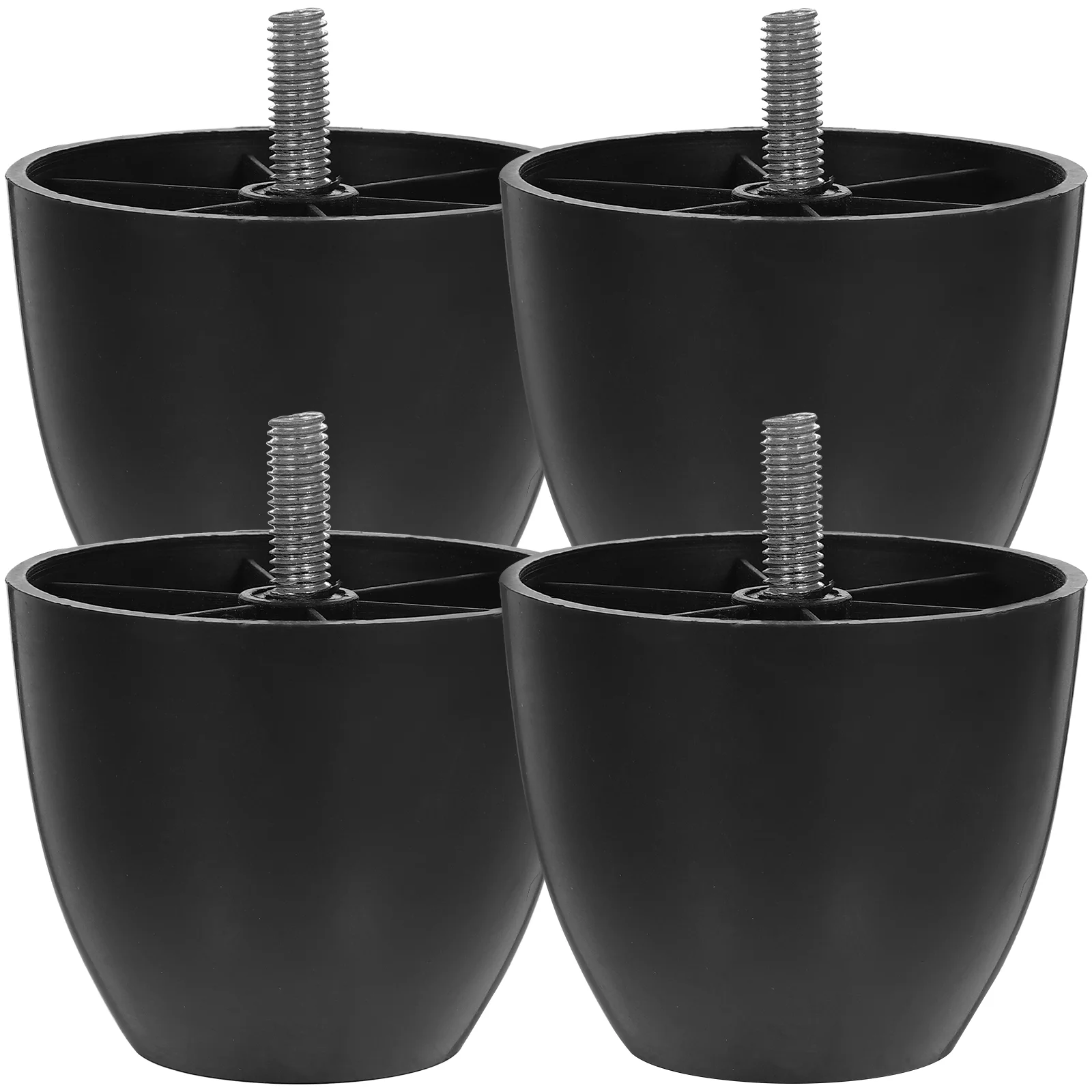 

4 Pcs Round Sofa Legs Table Feet Adjustable Couch Legs Replacement Parts Small Chair