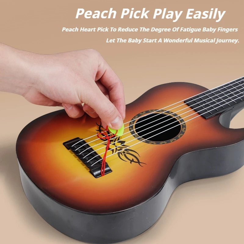 54cm Ukulele Children Guitar Toy Be Used To Play Elementary Instruments With Simulating Yukrili Music Toys Boys Girls Gifts 3