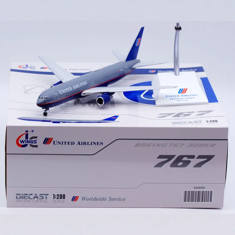 

Коллекционная модель самолета XX20159 из сплава, модель модели самолета N666UA 1:200 United Airlines «StarAlliance» Боинг