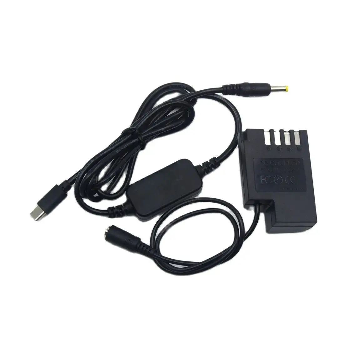 

USB Type C Cable DCC12 DC Coupler Full Decoded BLF19 Dummy Battery for Panasonic DMC-GH5s GH5 DMC-GH4 GH3 DMC-GH9 Camera
