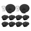 10 Pcs Piggy Bank Lid Plug Round Closure Stopper for Coin Key Metal Replacement Money Saving 1