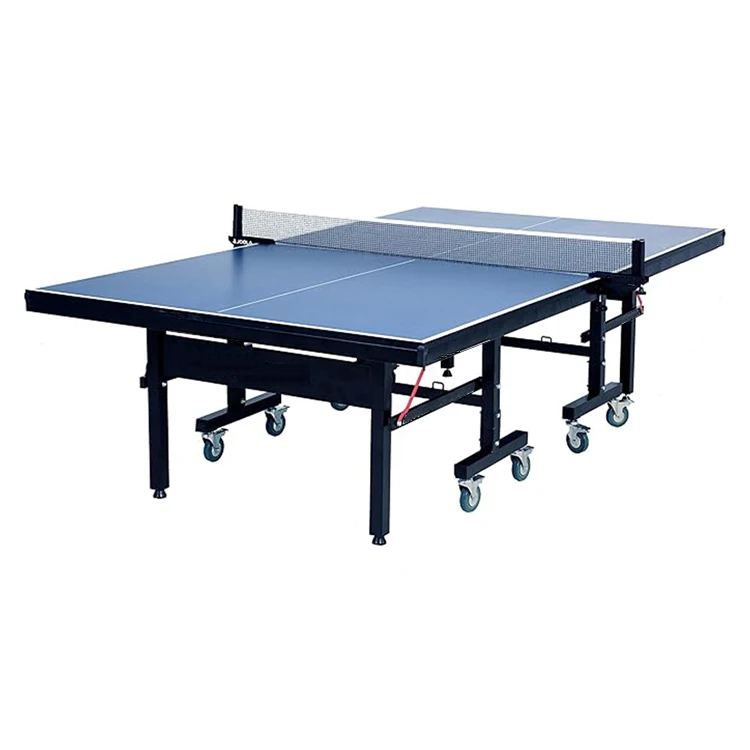 25mm Table Top Professional MDF Indoor Ping Pong Table with Quick Clamp Tennis Net and Post Set-10 Minute Easy Assembly