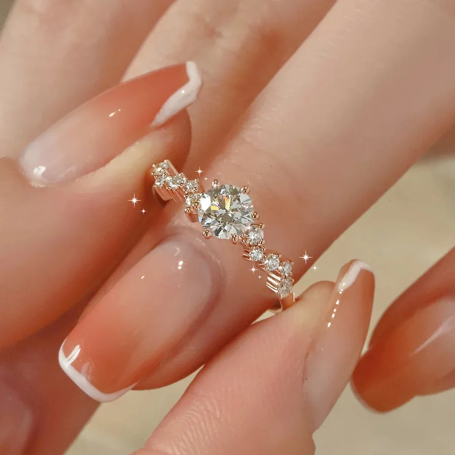 Fashion Korean Style Ring for Women Small Luxury Design