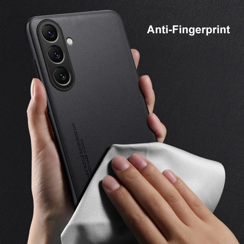 Luxury PU Leather Shockproof Phone Case - Full Protection Back Cover