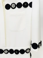 HIGH STREET Newest 2026 Designer Fashion Women's Short Sleeve Embroidery Beaded Jumpsuit - Image 6