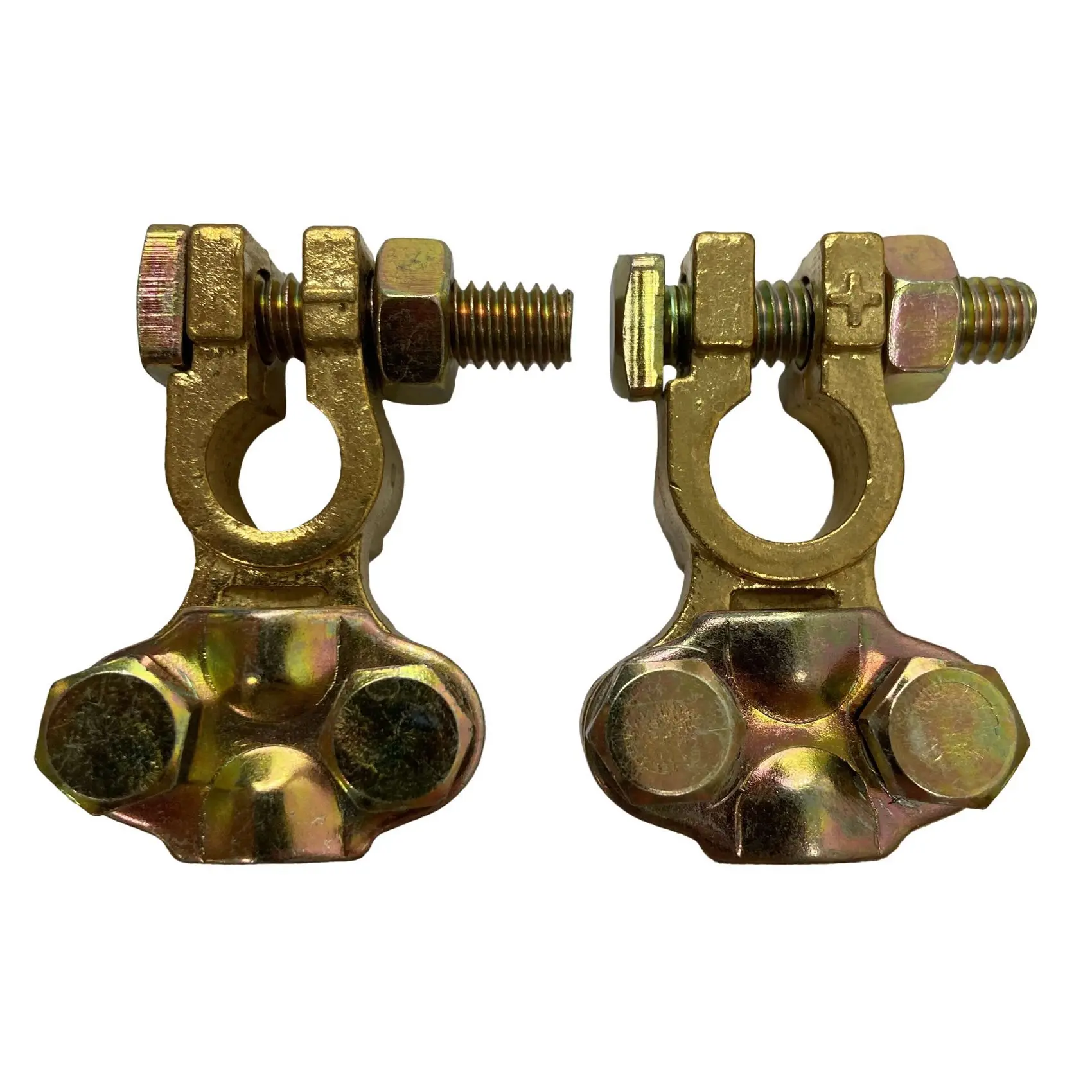 

1Pair Battery Terminals Connectors Clamps Positive Negative 11-13mm Top Post Battery Terminal Protector for Vehicle