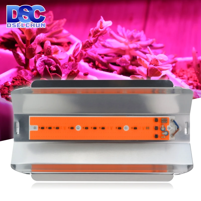 30W 50W 80W LED Grow Light AC 110V 220V Growth Floodlight Full Spectrum Indoor Plant Light Greenhouse Cob Flood Grow