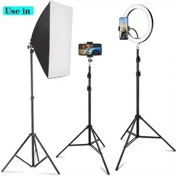 160cm 120cm Mobile Phone Live Support Photo Tripod Multi-functional Video Recording Selfie Landing Tripod