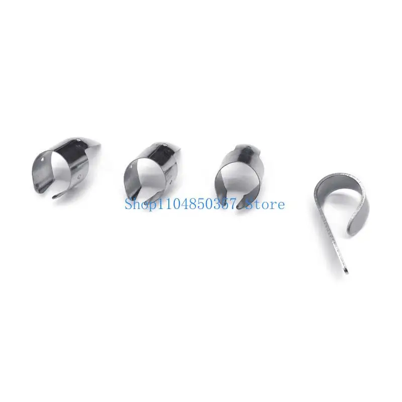 652F 4Pcs 메탈 픽업 밴조 우쿨렐레 기타 초보자 연주 액세서리를 위한 오픈 디자인