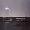 14*26cm Transparent Glass Dome Home Deocration Antique Gift Special Dustproof Cake Food Cover Clock 1