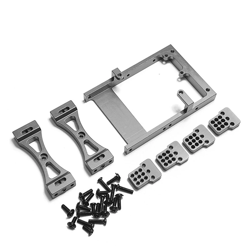 

Обновленные и переоснащенные запасные части, металлическое рулевое колесо на радиоуправлении для склада Mang, машина с дистанционным управлением крупного рогатого скота Wpl (титановый цвет)