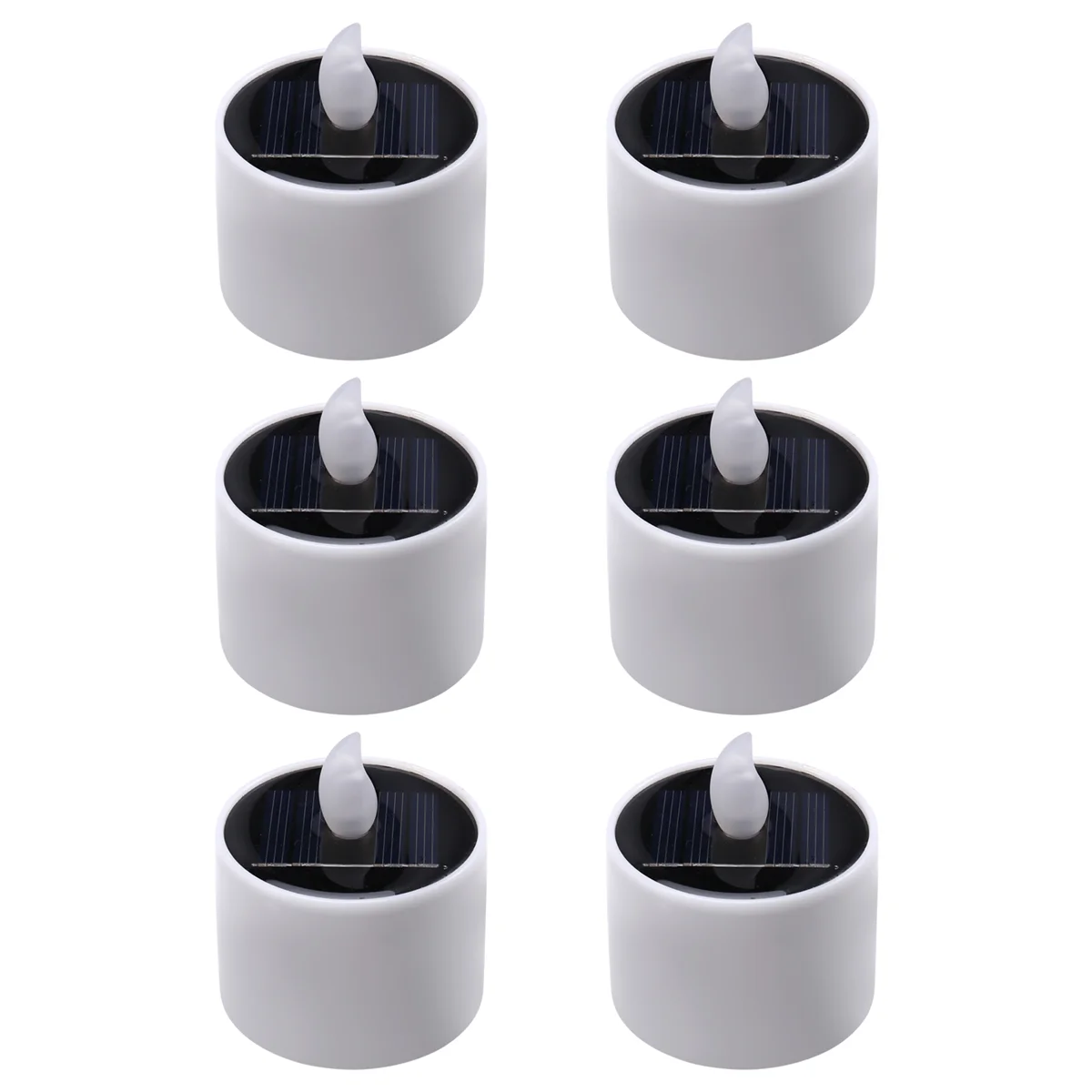 BAAU Solar Candle Light Waterproof Flameless Outdoor Get-Together Candle Light Garden Patio Decorative