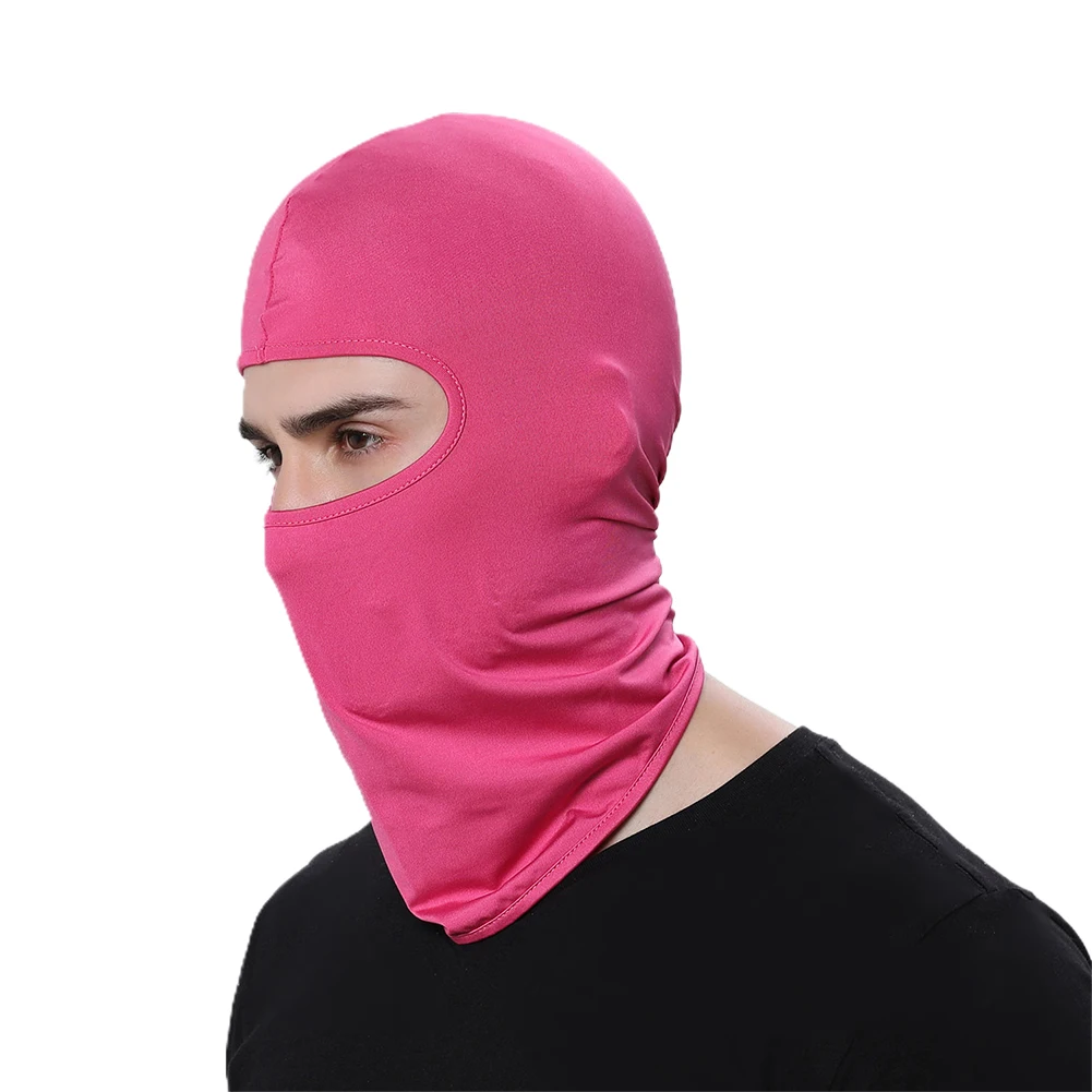 Pasamontañas con capucha para exteriores, Bandana para motocicleta, sombrero de caza y ciclismo, máscara facial con protección UV, forro para casco, ropa de ciclismo