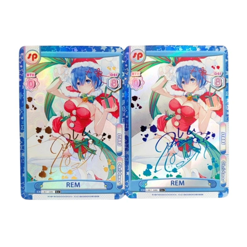 

Re:Life In A Different World From Zero Rem Animation Characters Christmas Series Anime Classics Game Collection Cards Toy Gift