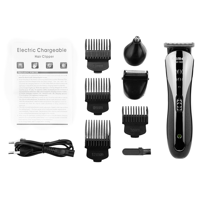 3 In 1 Men's Trimmer 600mAh Lithium Battery Electric Shaver Hair Clipper Nose Ear Trimmer Electric Clipper Precision Tool