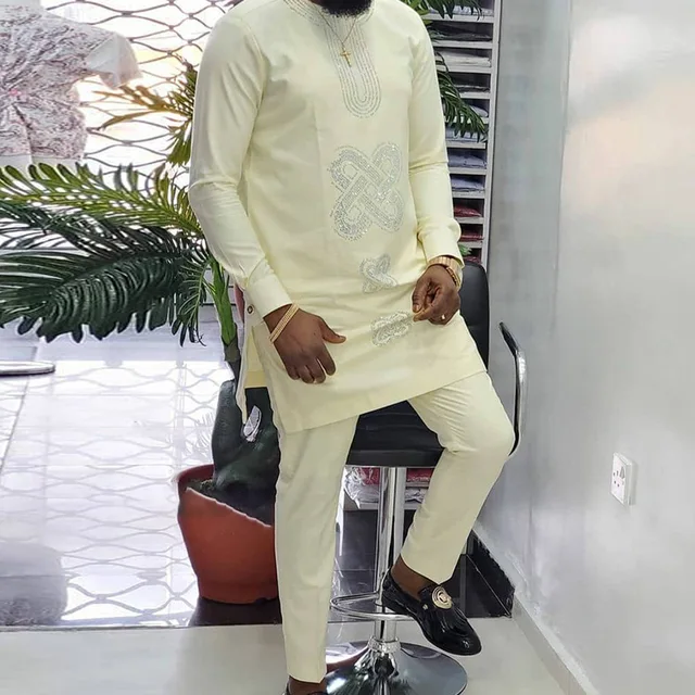 Bolaji Embroidered Long Sleeve Outfit - Image 6