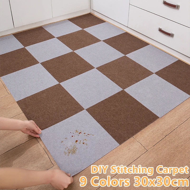 10pcs Japanese Puzzle Mat Living Room Area Carpet Non Slip Waterproof  Oilproof Kitchen Mat Washable Bathroom Entrance Doormat - AliExpress