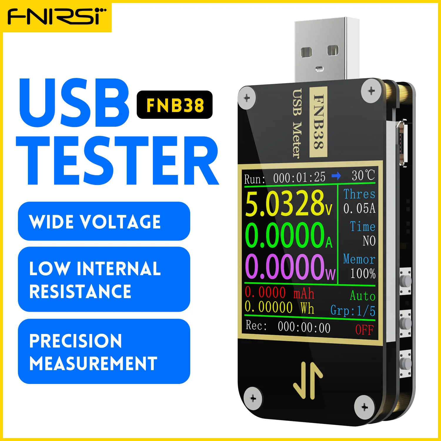 Dingln 35W USB Elektronische Last - Batterietester Mit LCD Display