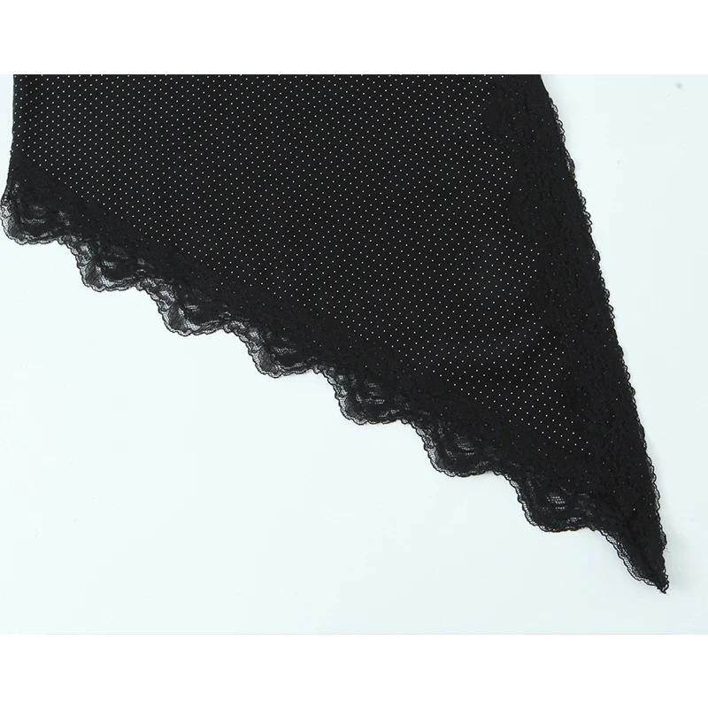 Chic Sexy Dot Printed Sling Tops Women's Sleeveless Backless Elegant Party Top 2026 Summer New Lady Fashion Asymmetry Short Tops