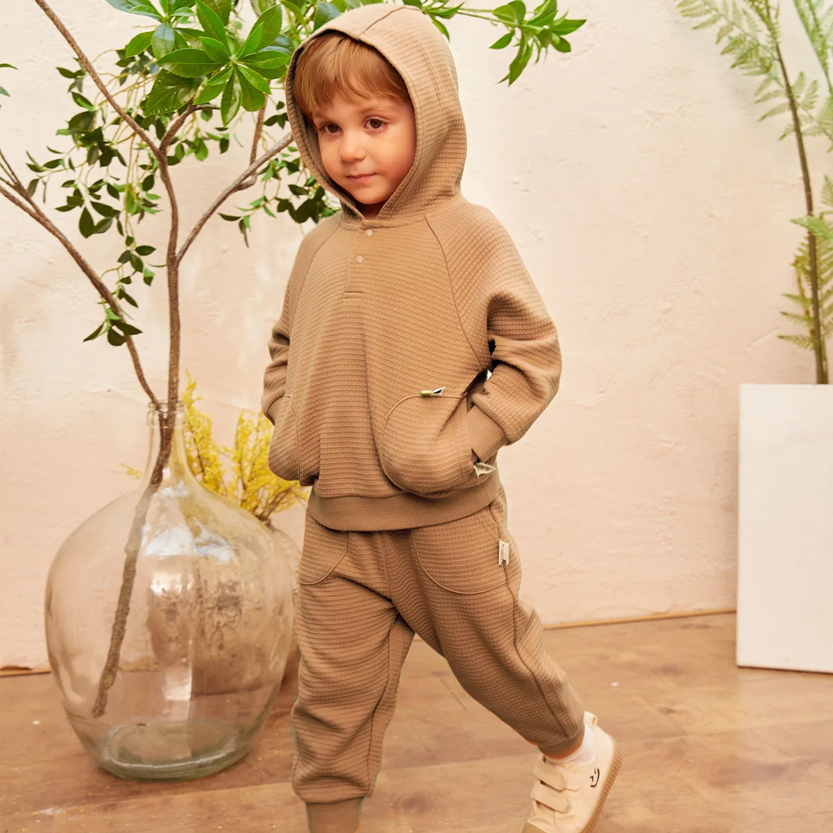 

Pureborn Baby Toddler Girls Sweatshirt Pants Set Hooded Activewear Pants Outfits Set