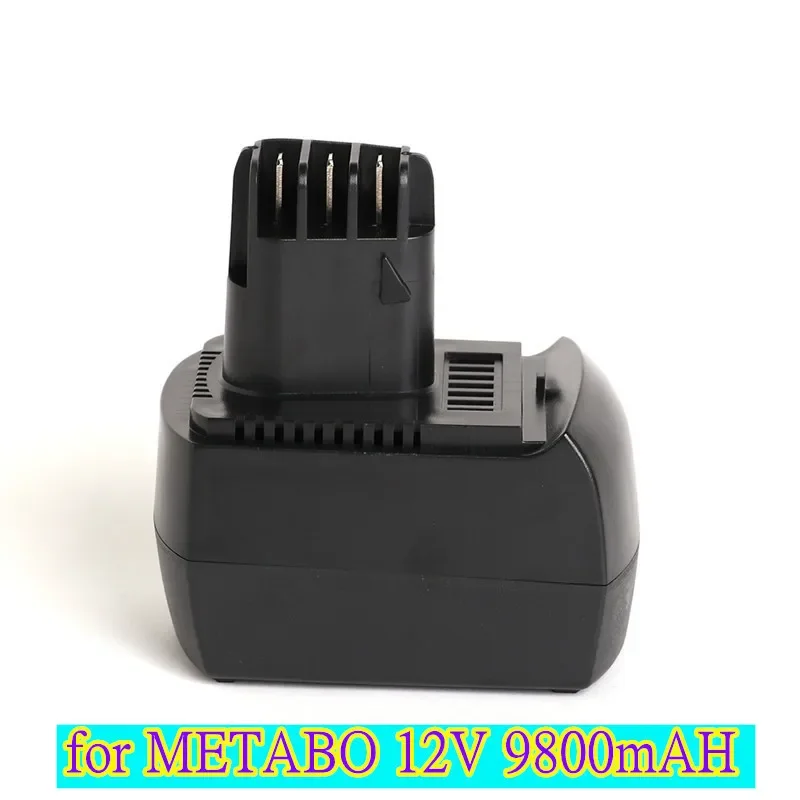 100% Nuova Batteria Sostitutiva Per Elettroutensili 12V 9800Mah Ni-Mh Per Metabo 6.02151.50 Bz12Sp Bs 12 Sp, Bsz 12, Bz 12 Sp, Ssp 12, Ula96