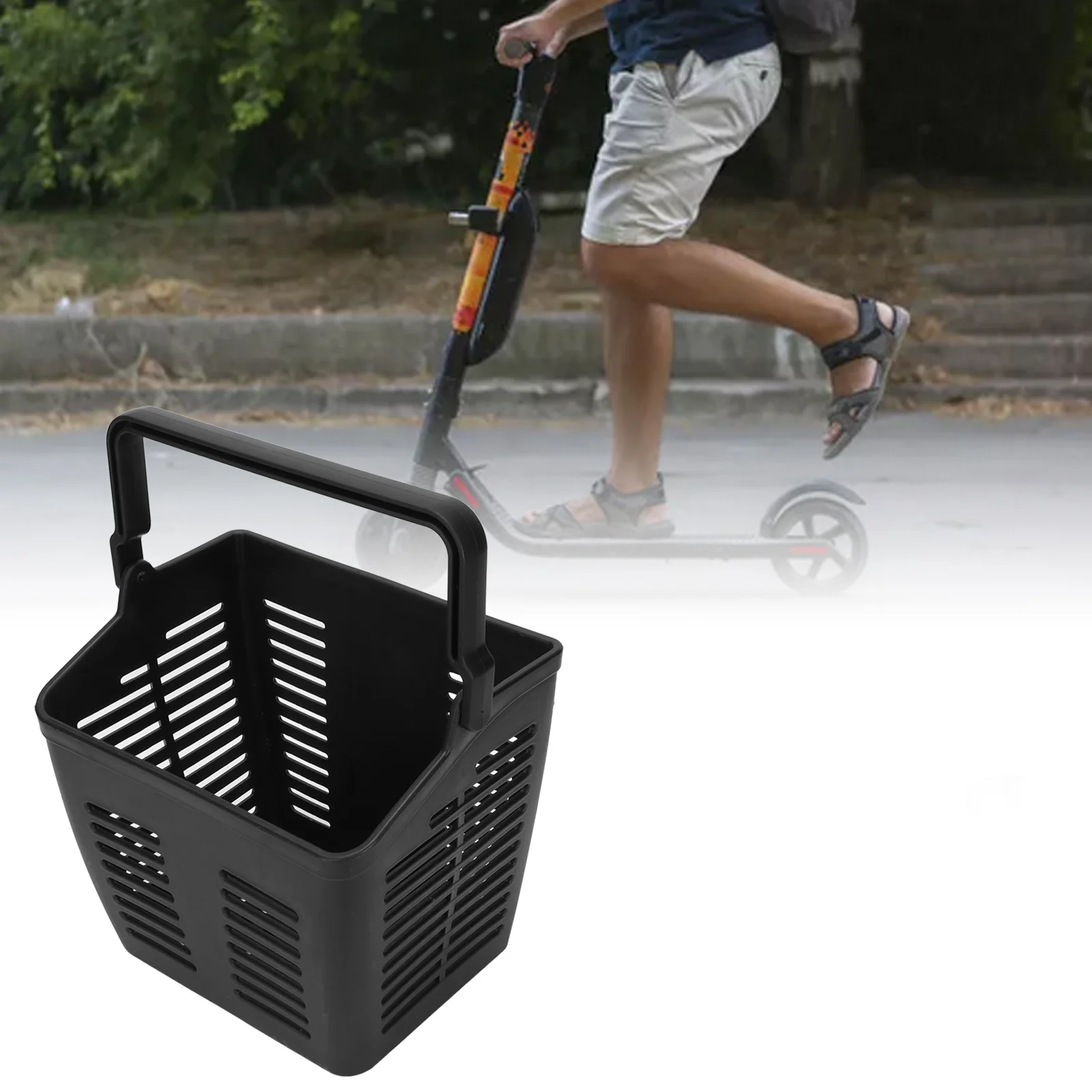Mobility Scooter Basket Handle Portable  High Capacity Weather Resistance Scooter Accessories Mobility Scooter Basket 3