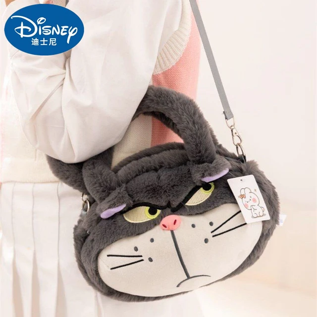 Disney dos desenhos animados japonês bonito lucifer gato mau cinderela  anime pelúcia mochila portátil cordão bolso meninas brinquedos sacos de  armazenamento - AliExpress