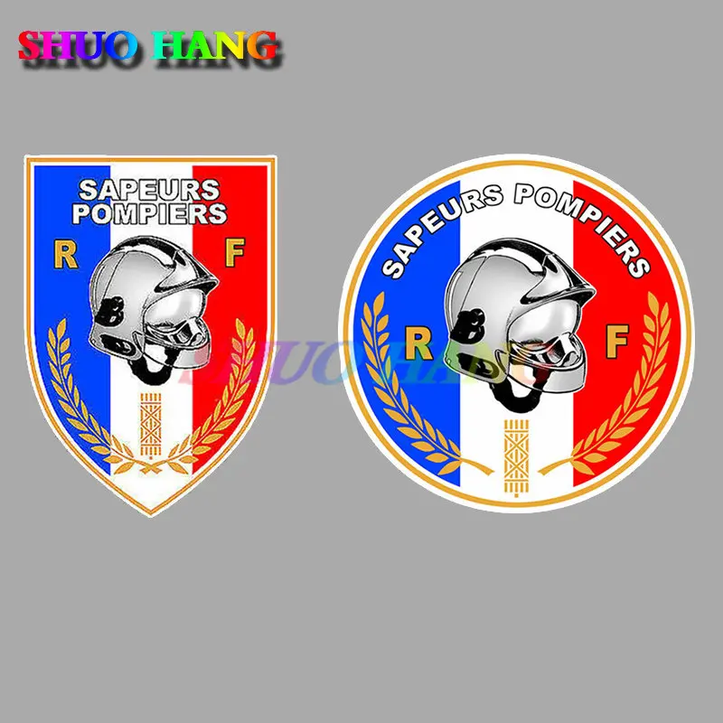 

Fireman's Shield Sticker Car Rearview Mirror Headlight Cover Window Motorcycle Surfing Camping Kit Die-cut Vinyl Laptop Decals