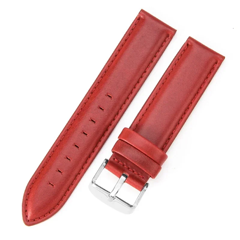 Premium Genuine Leather Watch Strap - Unisex, Multiple Sizes Available