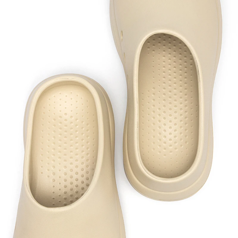 Women's Slippers Minimalist Non Slip Platform 5CM Thick Chef Shoes Men Indoor Outdoor Beach Garden Fashion Couple Sandals 5