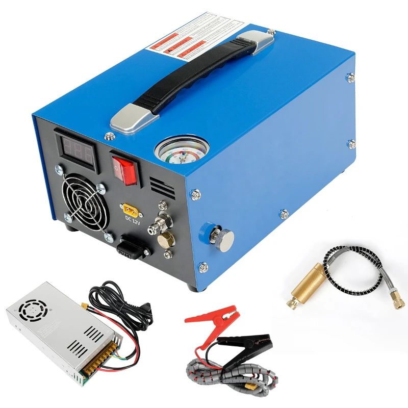 Pompa Pcp 220V Pcp 12V Set Pressione Spegnimento Automatico 4500Psi Compressore D'Aria 350W 300 Bar 30Mpa
