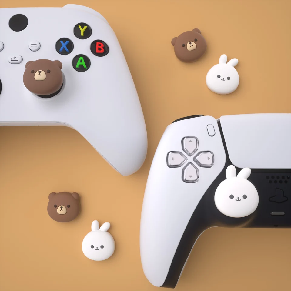 PlayVital Animal Thumb Grip Caps for Controllers