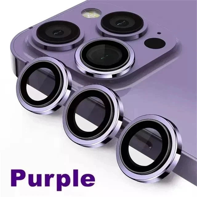 3 In 1 For Iphone 14 Pro Max Magnetic Case For Iphone 15 Pro Tempered - Foto 7