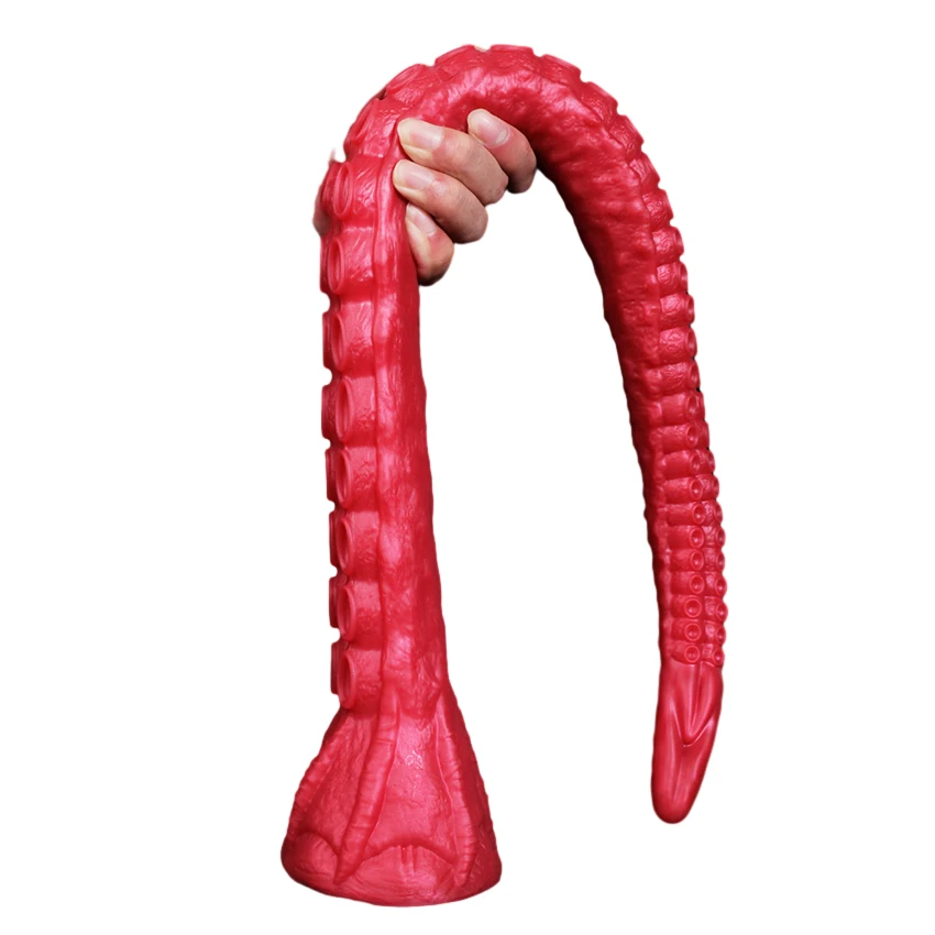 Octopus Tentacle Silicone Anal Dildo For Men And Women_voghion.com