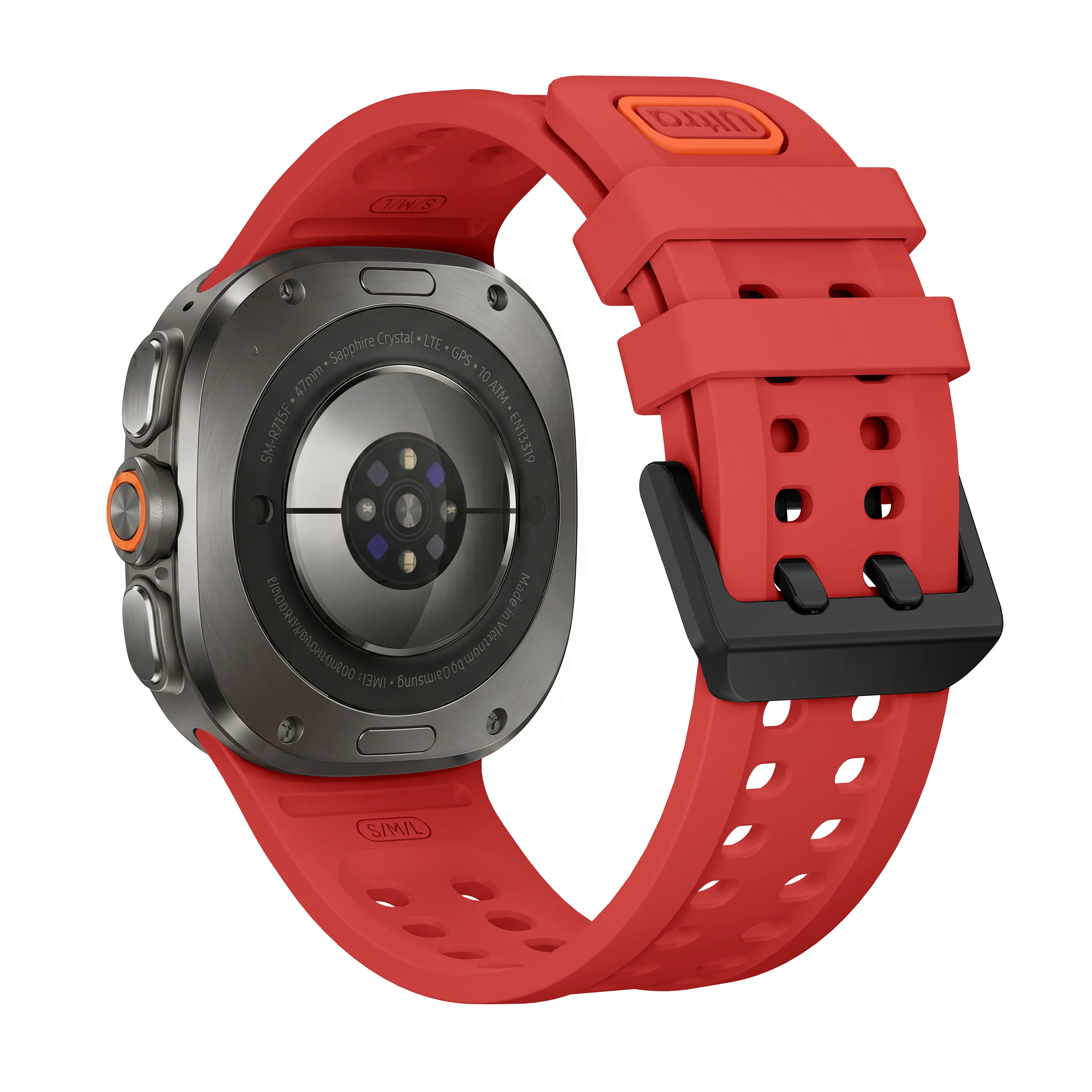 Premium Silicone Marine Sports Band for Smartwatch - Ultra Durable Strap
